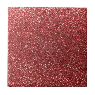 Light red glitter tile