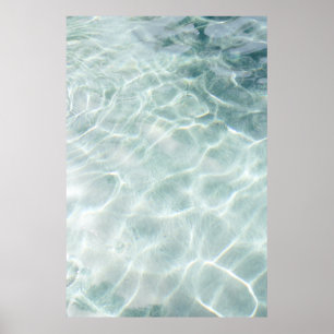 Light reflected on water at daytime poster