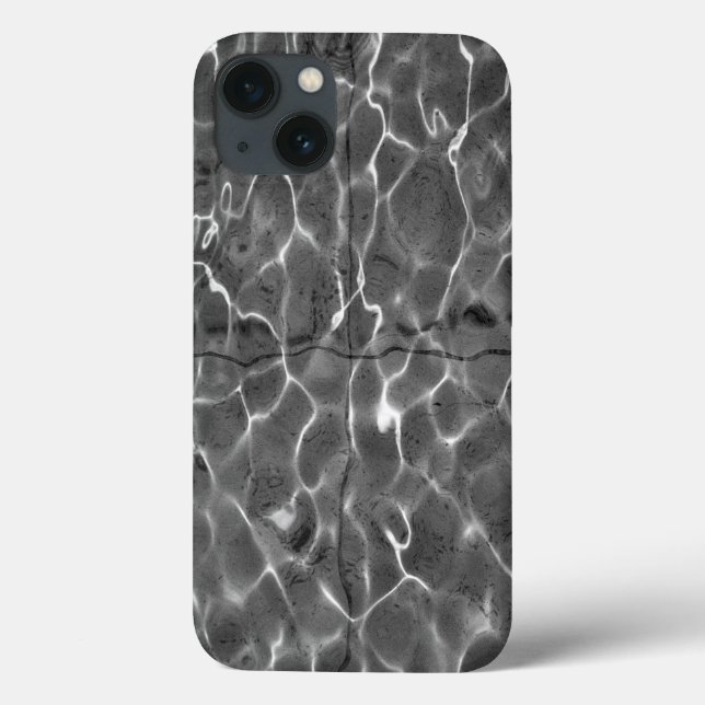 Light Reflections On Water: Black & White Case-Mate iPhone Case (Back)
