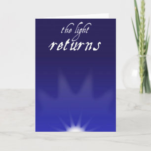 Light Returns Card
