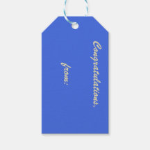 Light Royal Blue 10-Pack of Gift Tags