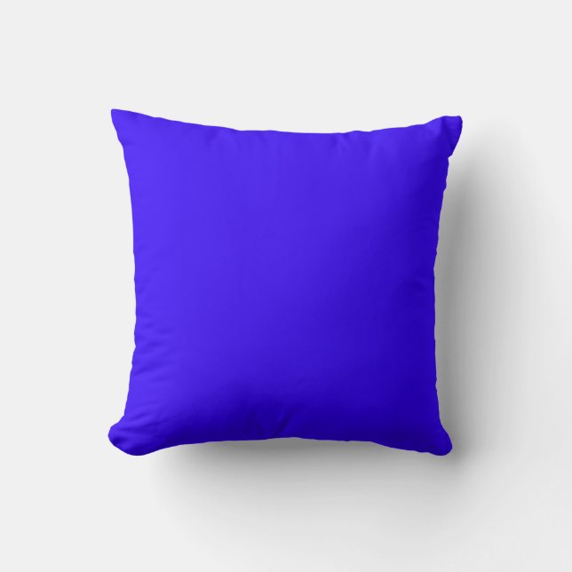 light royal purple blue  pillow (Front)