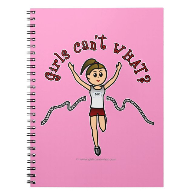 Light Runner in Red Uniform Notebook (Front)