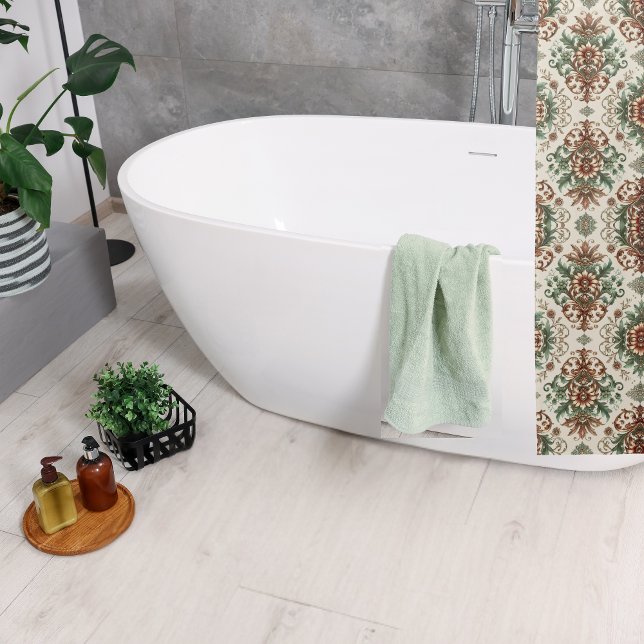 Light Rustic Traditional Shower Curtain (Creator Uploaded)