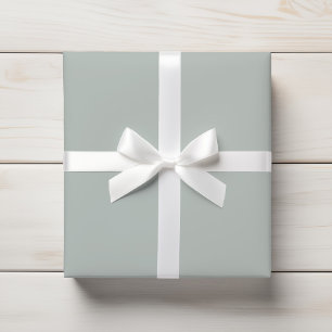 Light Sage Gray Solid Wrapping Paper