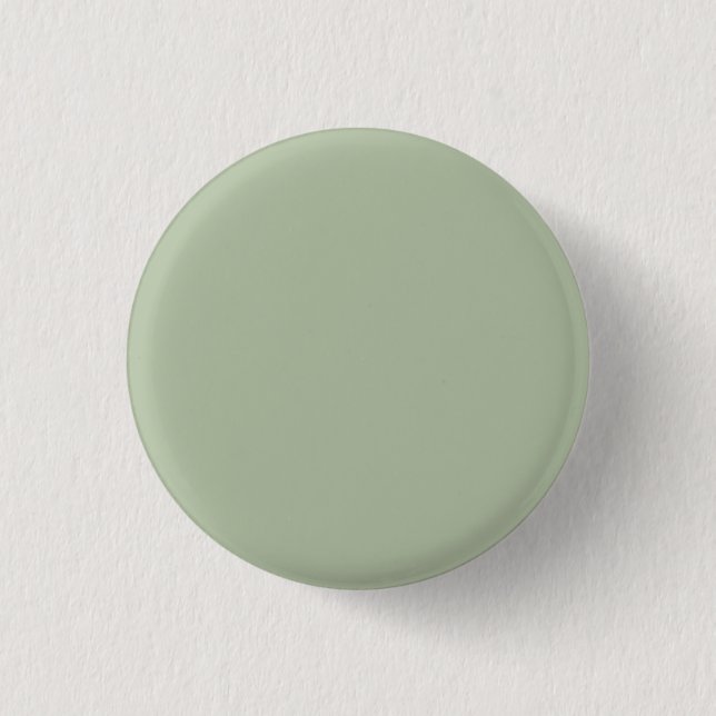 Light Sage Green Solid Colour 3 Cm Round Badge (Front)