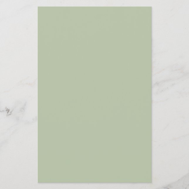 Light Sage Green Solid Colour Flyer (Front)