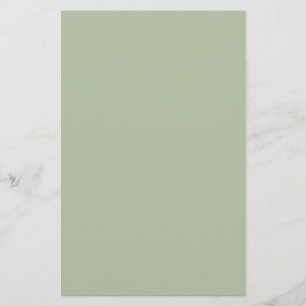 Light Sage Green Solid Colour Stationery