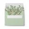 Light Sage Green Wedding Envelope