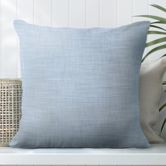 Light Sea Blue Throw Pillow (Creator Uploaded)