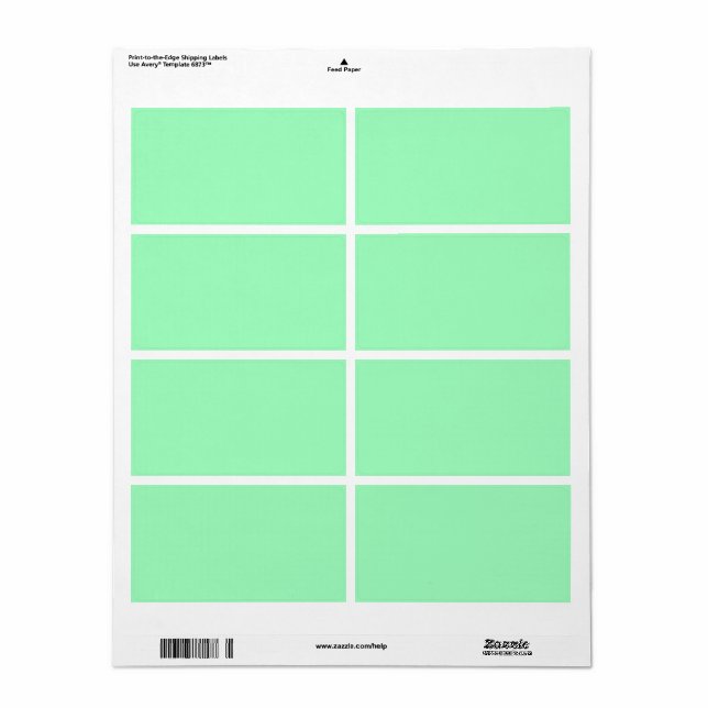  Light Sea-Foam (solid colour)  (Full Sheet)