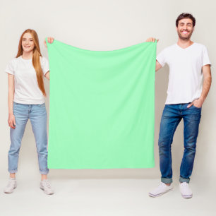 Light Sea-Foam (solid colour) Fleece Blanket