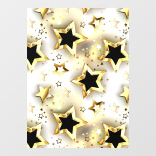 Light seamless with gold stars