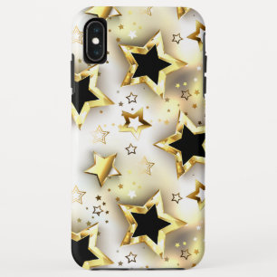 Light seamless with gold stars Case-Mate iPhone case