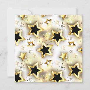 Light seamless with gold stars save the date