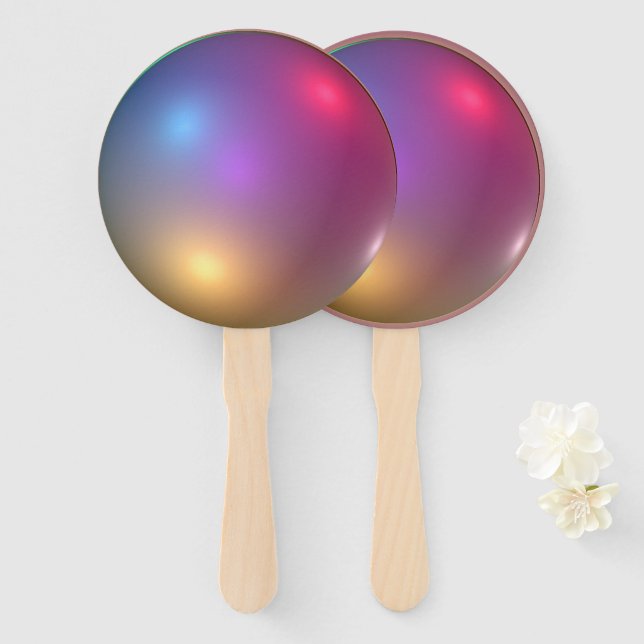 Light & Shade Hand Fan (Front and Back)