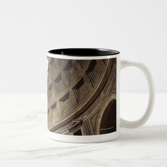 Light shining through oculus in The Pantheon in Two-Tone Coffee Mug (Right)