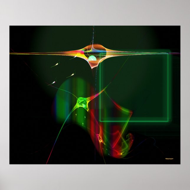 Light Ships At Zeta Reticuli Poster (Front)