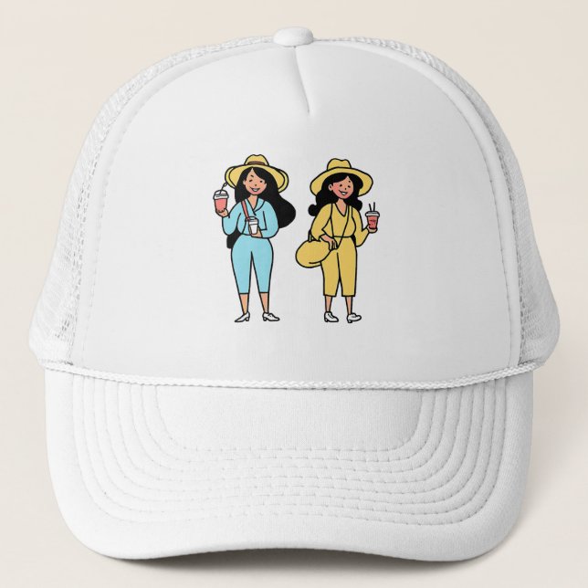 Light Skinned Trucker Hat (Front)