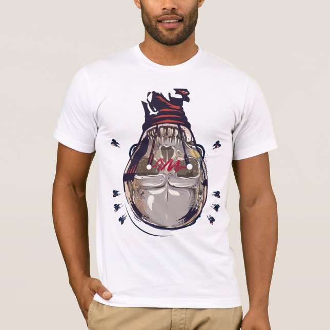 Light Skull Bulb T-Shirt (Front)
