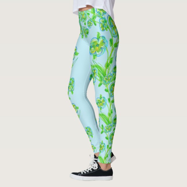 Light Sky Blue Leggings (Left)