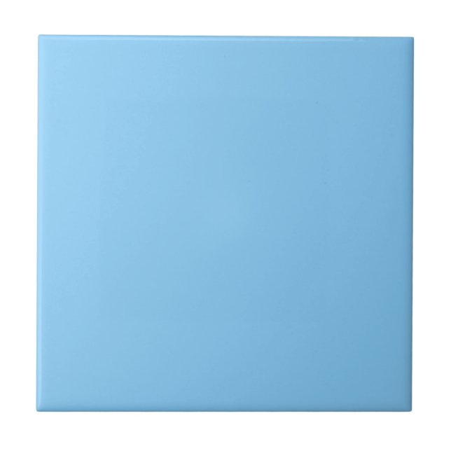 Light Sky Egg Blue Solid Color Tile (Front)