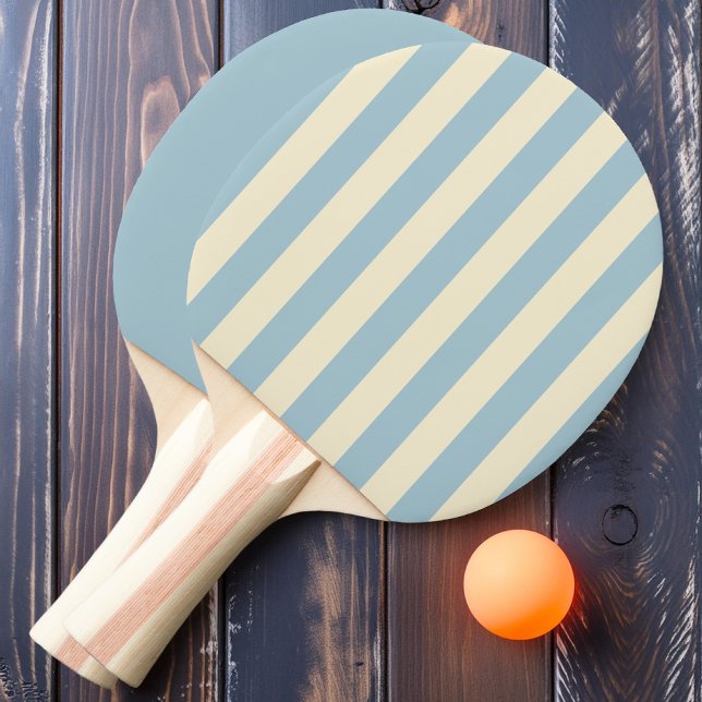 Light Sky Polo Striping and Solid Ping Pong Paddle (Creator Uploaded)