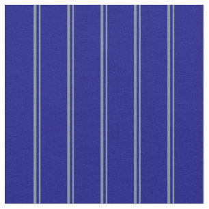 Light Slate Grey & Blue Coloured Stripes Fabric