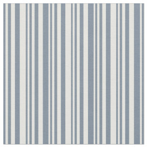 Light Slate Grey & White Stripes Pattern Fabric