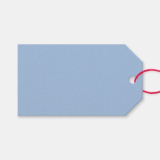 Light Soft Blue Gift Tags (Front (Horizontal))