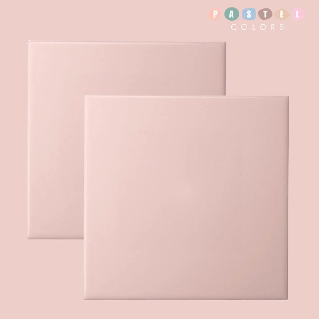 Light Soft Pale Pastel Pink Colour Tile (Light Soft Pale Pastel Pink Color Ceramic Tile)