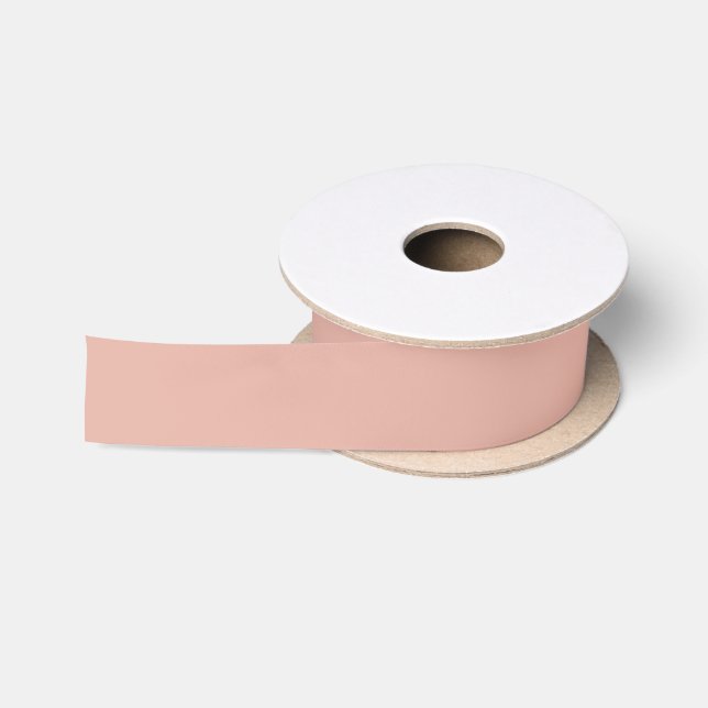 Light Soft Shade Of Red Pop Of Colour  Satin Ribbon (Spool)