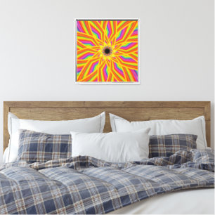 Light Spectrum Spin Wallpaper Canvas Print