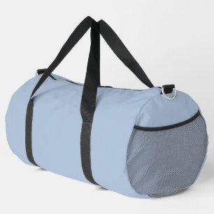 Light Steel Blue Solid Colour Duffle Bag