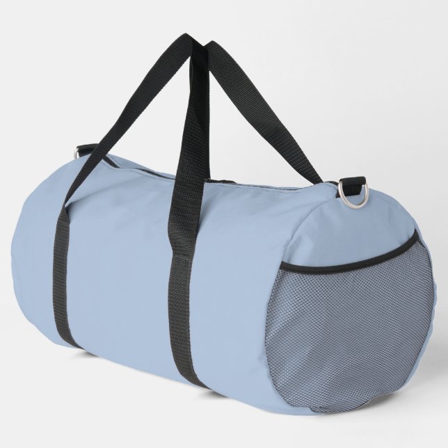 Light Steel Blue Solid Colour Duffle Bag (Right Corner)