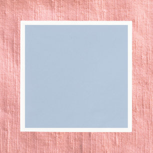 Light Steel Blue Solid Colour Napkin
