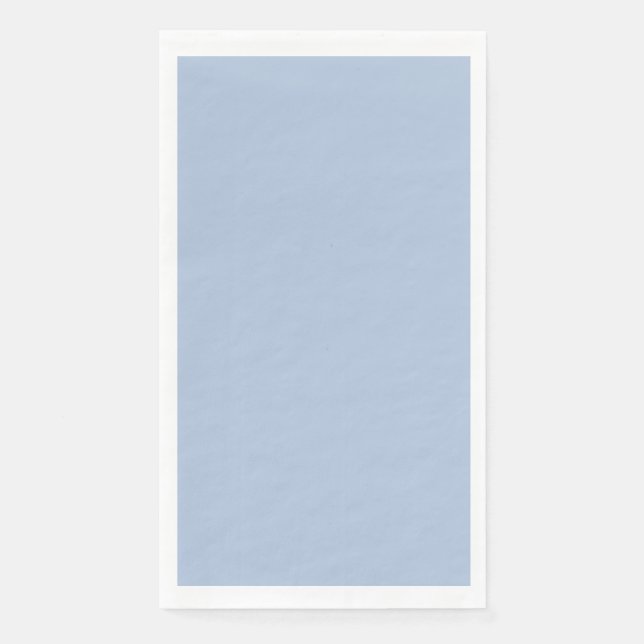Light Steel Blue Solid Colour Napkin (Front)