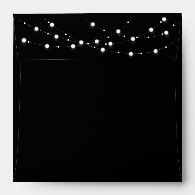 Light String at Night Envelope (Back (Top Flap))