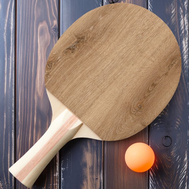 Light Teak Wood Ping Pong Paddle (Creator Uploaded)