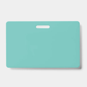 Light Teal #6BC388, Half Baked ID Badge
