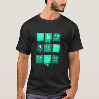 Light Teal Aqua Moods Light Teal Aqua Graphic T-Shirt