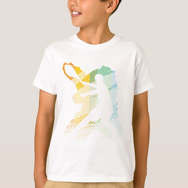 Light Tennis Tshirt for men, women and kids (Front)