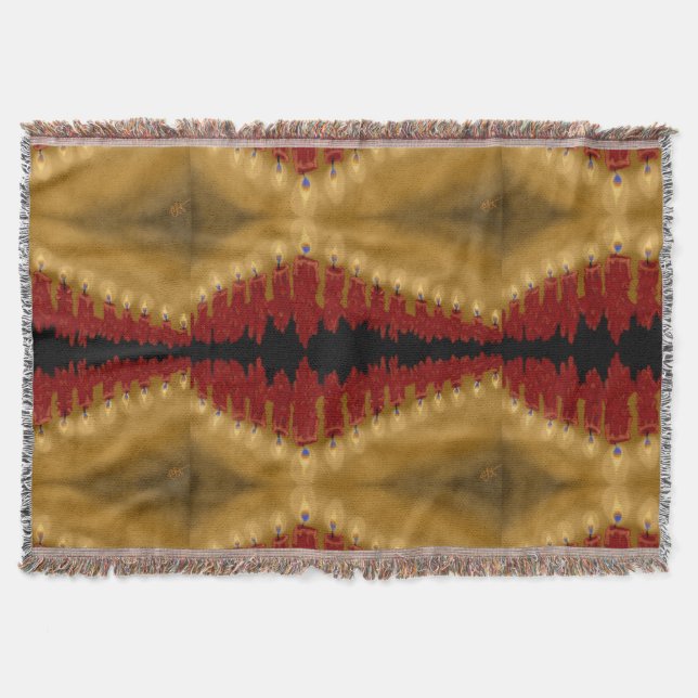 Light the dark throw blanket (Front)