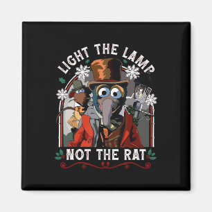 Light The Lamp Not The Rat Christmas Magnet
