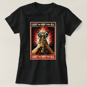 Light the Way for All Torch Graphic T-Shirt