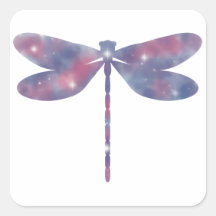Light Thin Dragonfly Starscape Sticker