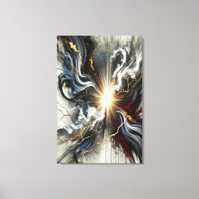 Light Through Chaos Canvas Print (Front)