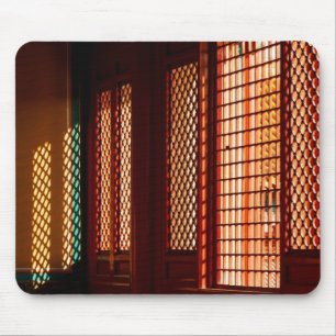 Light Through Mesh Window openings Mouse Pad