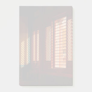Light Through Mesh Window openings Post-it Notes