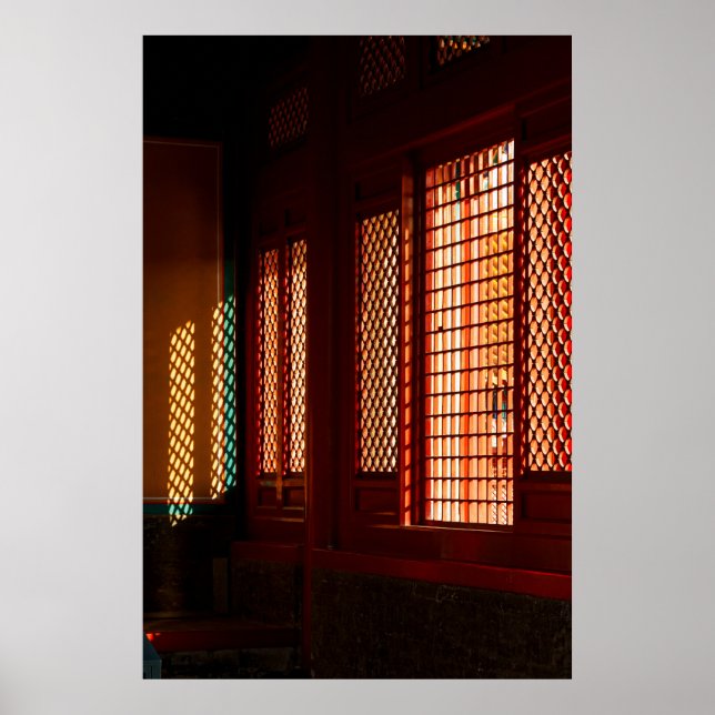 Light Through Mesh Window openings Poster (Front)